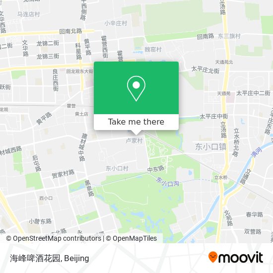 海峰啤酒花园 map