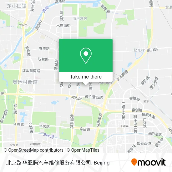 北京路华亚腾汽车维修服务有限公司 map