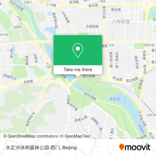 永定河休闲森林公园-西门 map