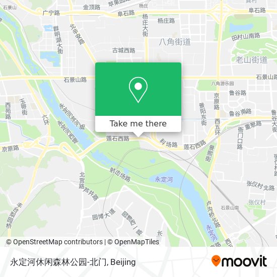 永定河休闲森林公园-北门 map