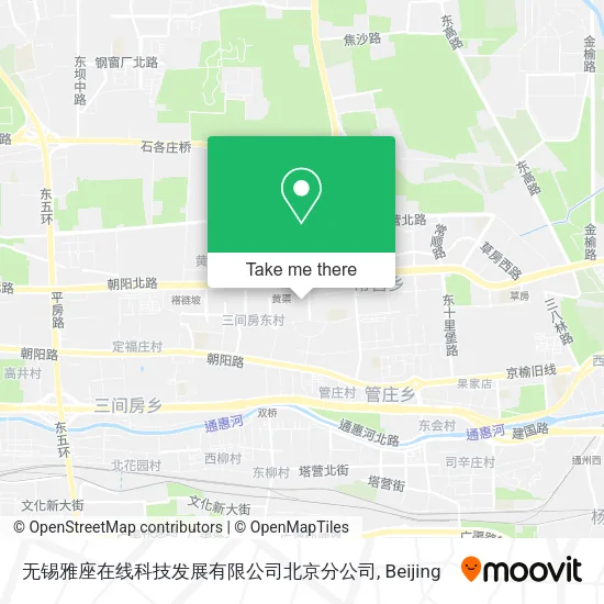 无锡雅座在线科技发展有限公司北京分公司 map