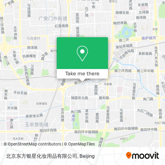 北京东方银星化妆用品有限公司 map