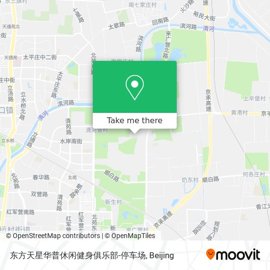 东方天星华普休闲健身俱乐部-停车场 map