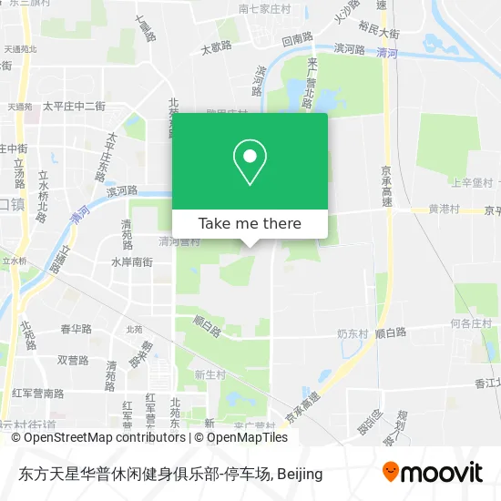 东方天星华普休闲健身俱乐部-停车场 map