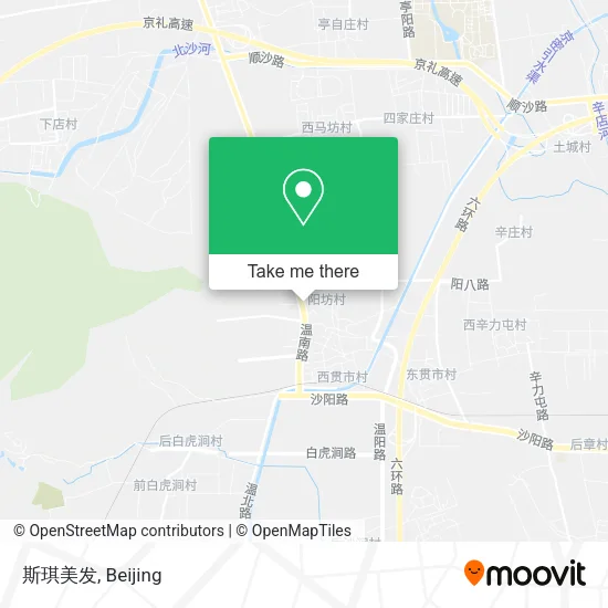 斯琪美发 map