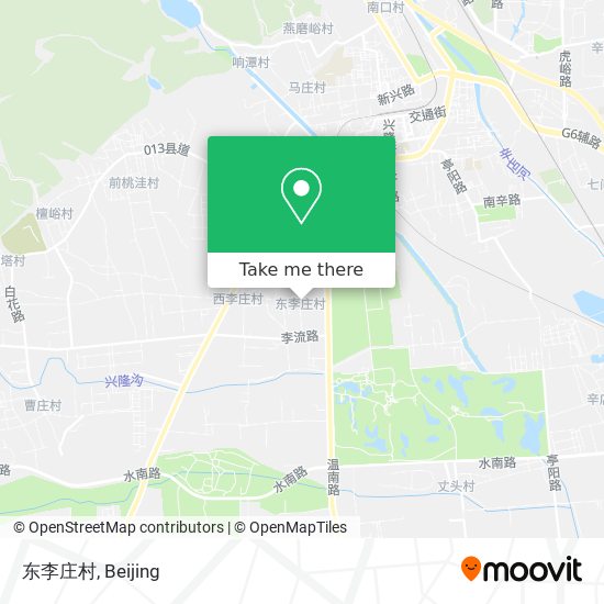 东李庄村 map