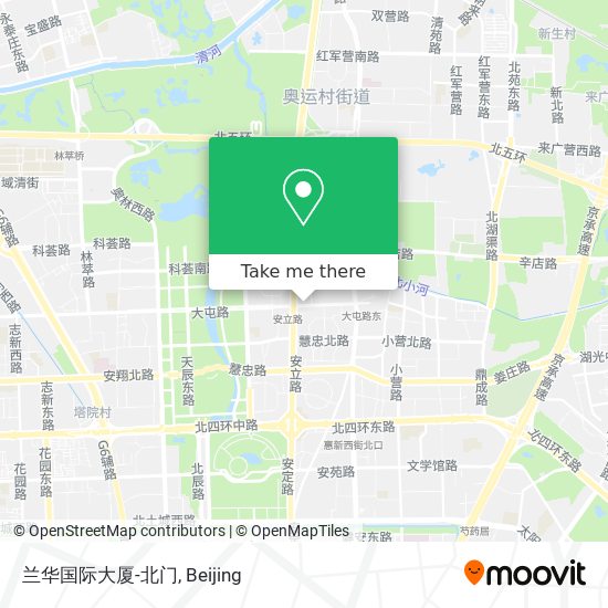 兰华国际大厦-北门 map