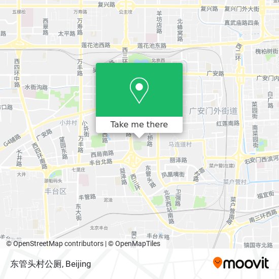 东管头村公厕 map