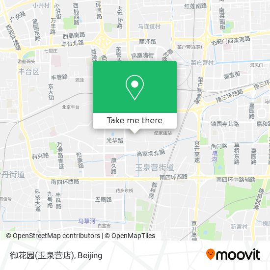 御花园(玉泉营店) map