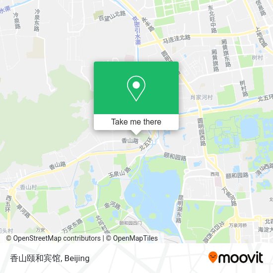 香山颐和宾馆 map
