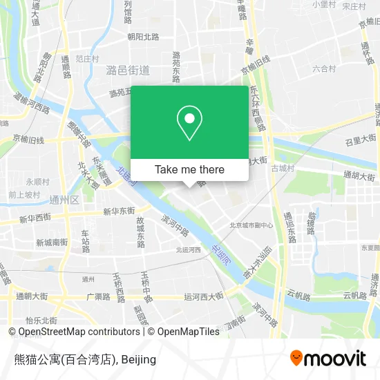 熊猫公寓(百合湾店) map