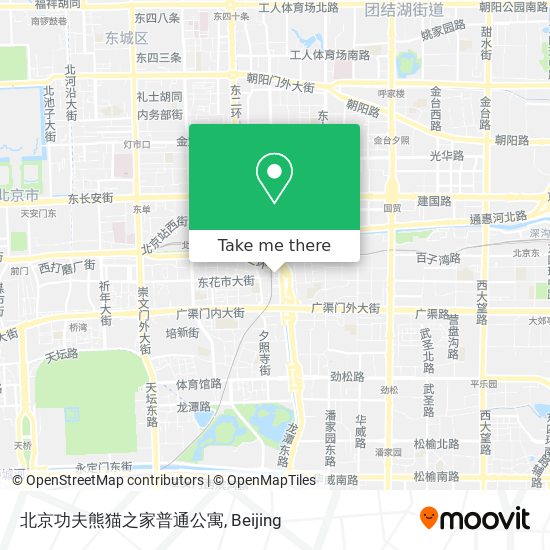 北京功夫熊猫之家普通公寓 map