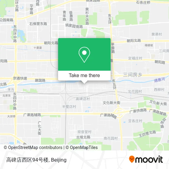 高碑店西区94号楼 map