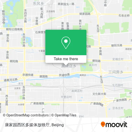 康家园西区多媒体放映厅 map