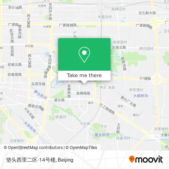 垡头西里二区-14号楼 map