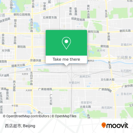 西店超市 map
