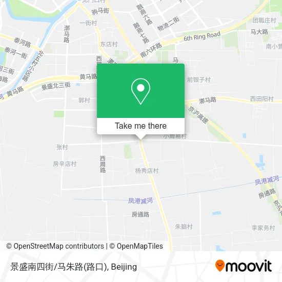 景盛南四街/马朱路(路口) map