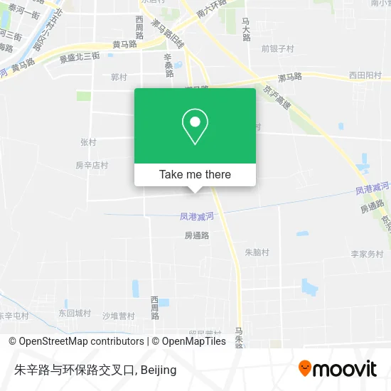 朱辛路与环保路交叉口 map