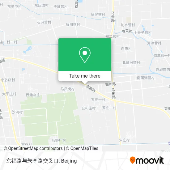 京福路与朱李路交叉口 map