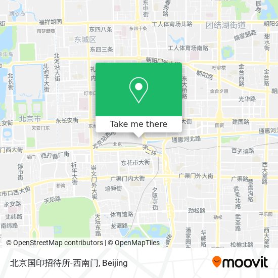 北京国印招待所-西南门 map