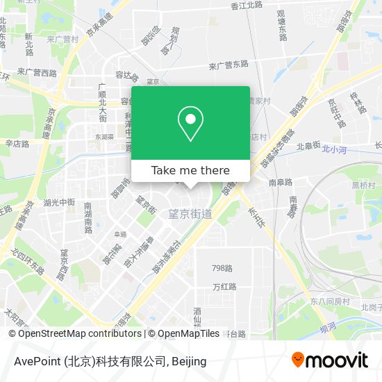 AvePoint (北京)科技有限公司 map