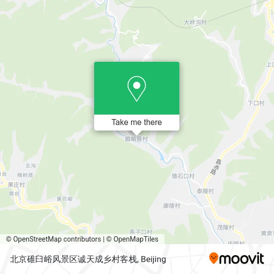 北京碓臼峪风景区诚天成乡村客栈 map