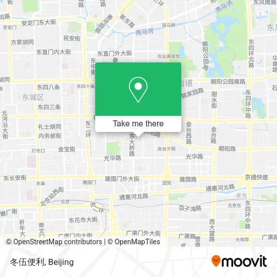 冬伍便利 map