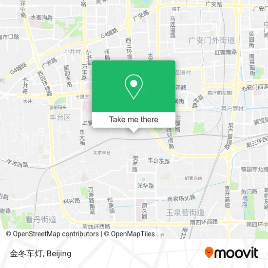 金冬车灯 map