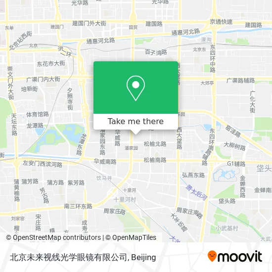 北京未来视线光学眼镜有限公司 map