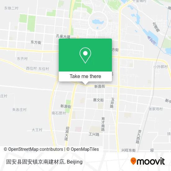 固安县固安镇京南建材店 map