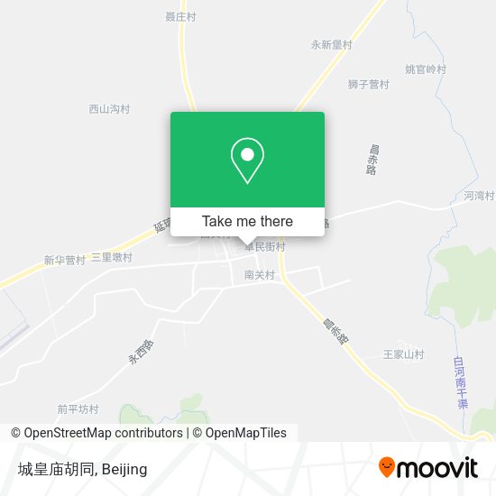 城皇庙胡同 map