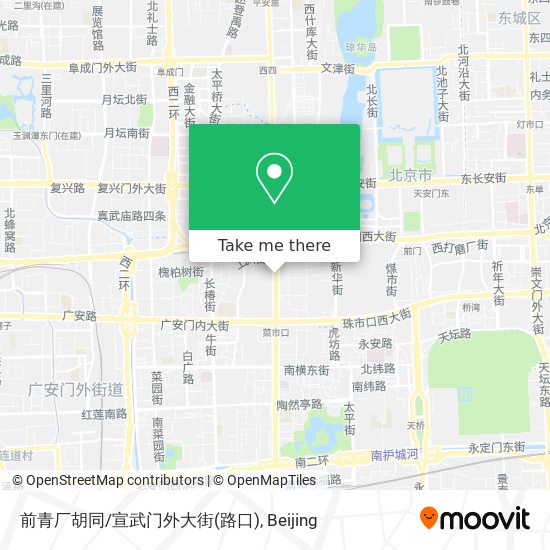 前青厂胡同/宣武门外大街(路口) map