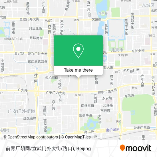 前青厂胡同/宣武门外大街(路口) map