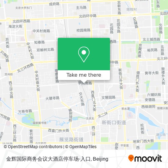 金辉国际商务会议大酒店停车场-入口 map