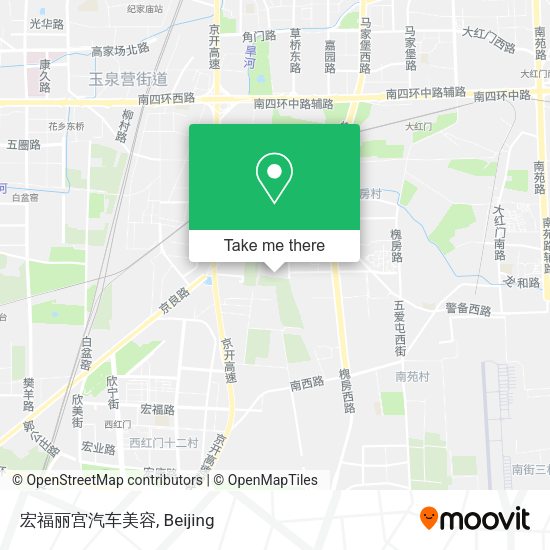 宏福丽宫汽车美容 map