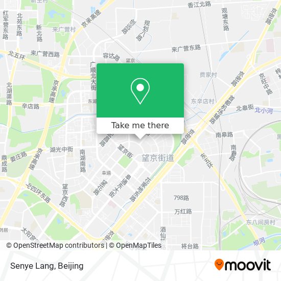Senye Lang map