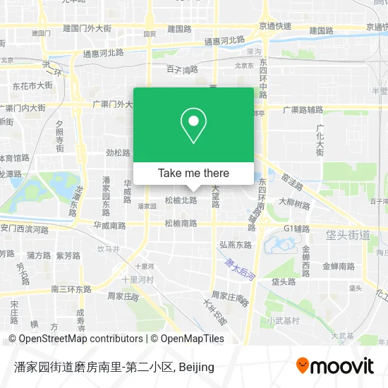 潘家园街道磨房南里-第二小区 map