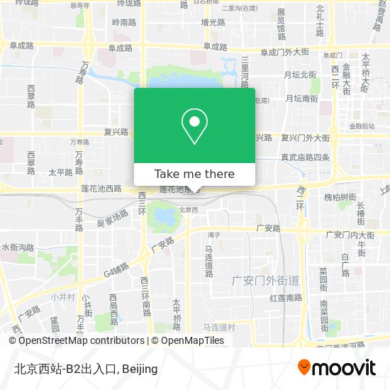 北京西站-B2出入口 map
