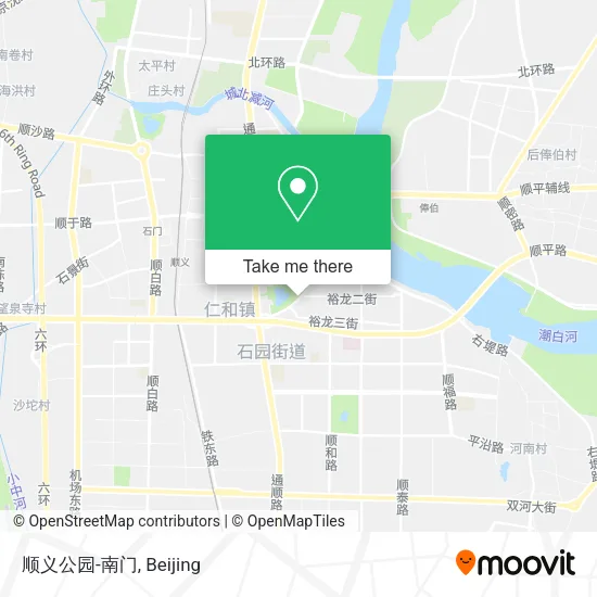 顺义公园-南门 map
