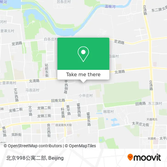北京998公寓二部 map
