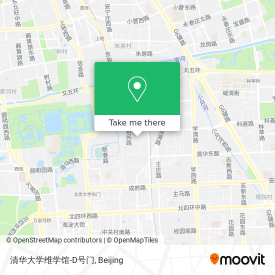 清华大学维学馆-D号门 map