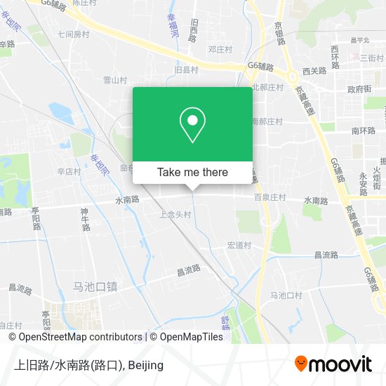 上旧路/水南路(路口) map