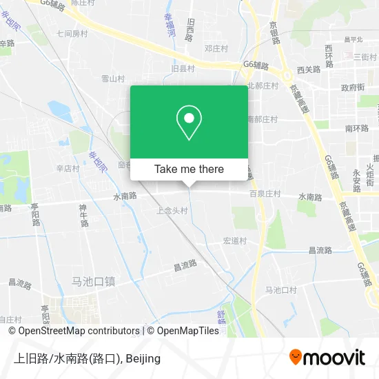 上旧路/水南路(路口) map