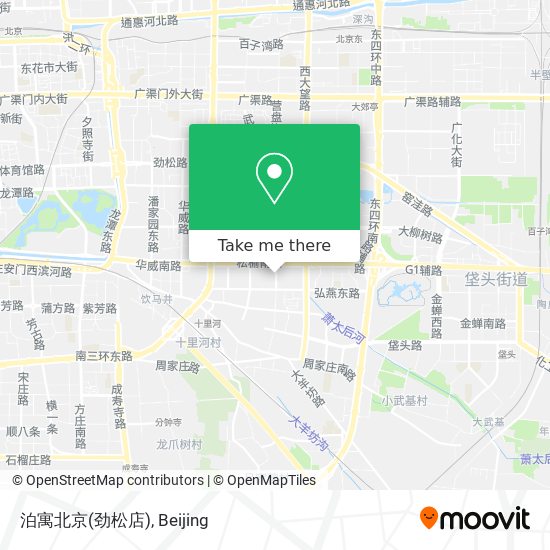 泊寓北京(劲松店) map