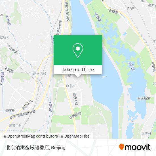 北京泊寓金域缇香店 map