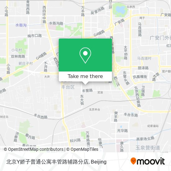 北京Y娇子普通公寓丰管路辅路分店 map
