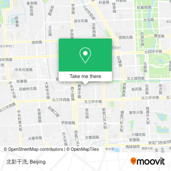 北影干洗 map