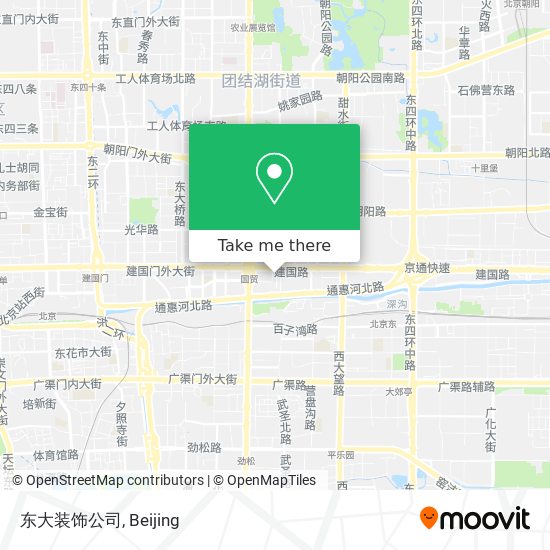 东大装饰公司 map