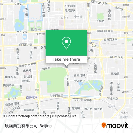 欣涵商贸有限公司 map