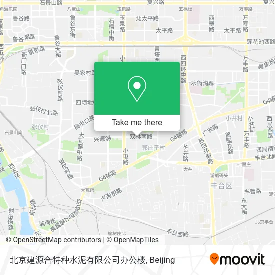 北京建源合特种水泥有限公司办公楼 map